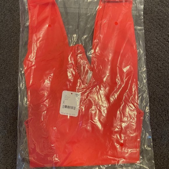 NWT Free People Keep It Sleek Bodysuit in Pink Pointsetta - Picture 3 of 4